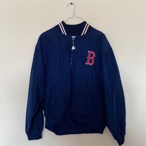 Vintage Starter Boston Redsox Manager Quarterzip